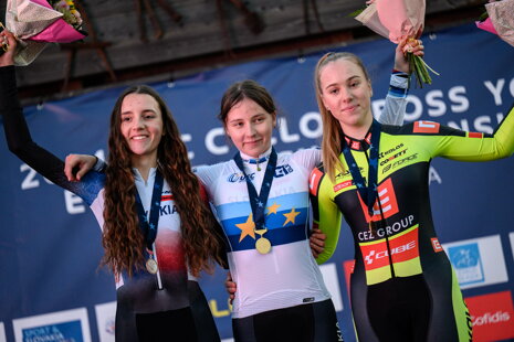 Lujza Bartošíková, strieborná na Majstrovstvách Európy Mládeže v cyklokrose